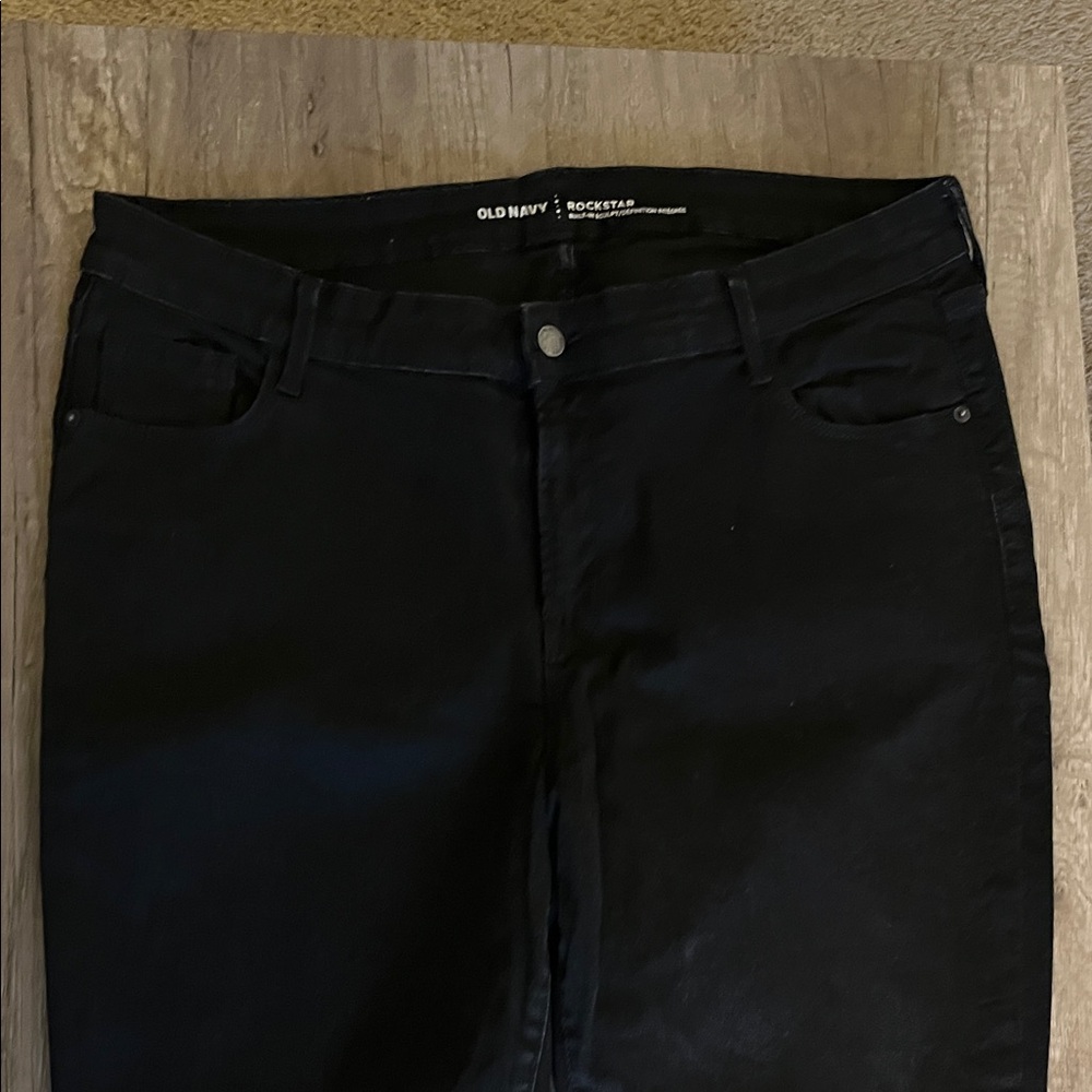 Old Navy Rockstar Black Jeans - Picture 3 of 8